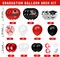 Graduation Decorations Class of 2026 - Red and Black Graduation Decorations - Balloons Boxes with Letters 2026 GRAD So Proud of You, Congrats Grad Party Decorations for Any Grades